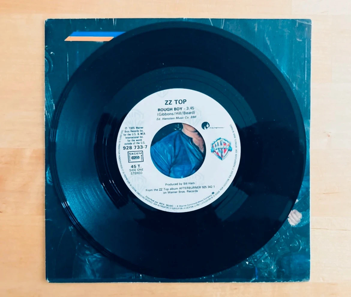 Disco de vinil 45T ZZ Top Rough Boy. – photo 2